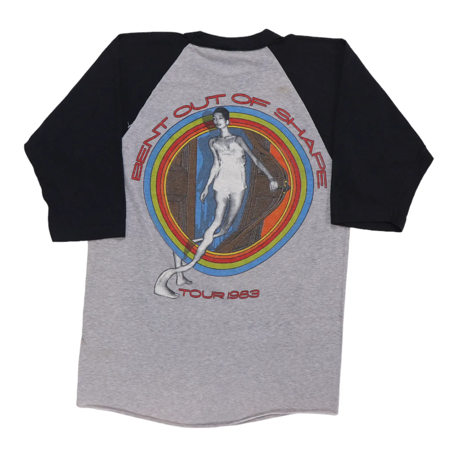 1983 Rainbow Bent Out Of Shape Tour Jersey Shirt