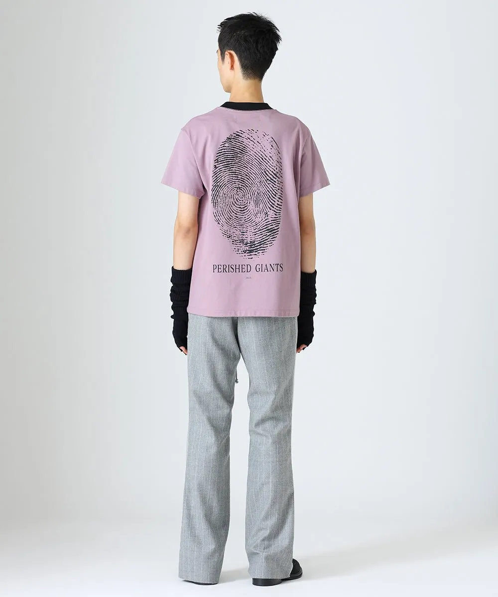 【60%OFF】T-shirt (Fingerprint)  -  ROSE GRAY