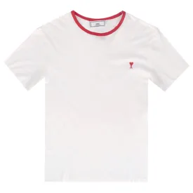 Ami Paris Ami De Coeur Cotton Logo T-Shirt. Size XS