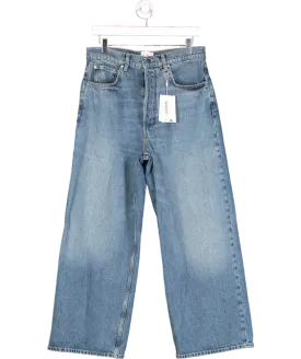 Anine Bing Blue Rick Denim Loose Wide Leg Jeans W31