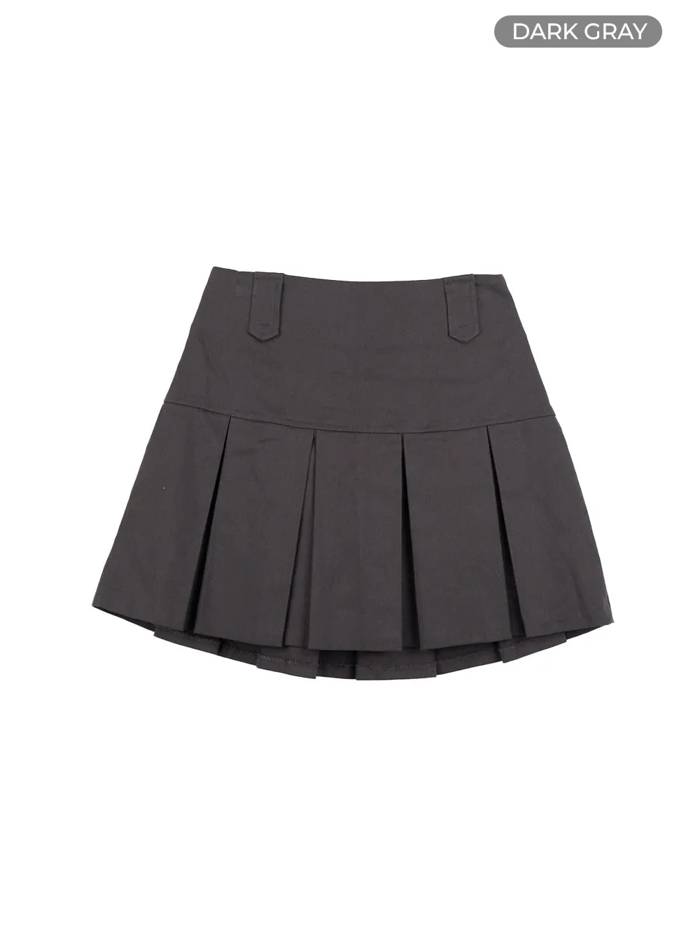 Box Pleated Mini Skirt CG430
