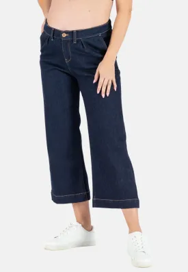 Cache Coeur Flare Jeans, Navy