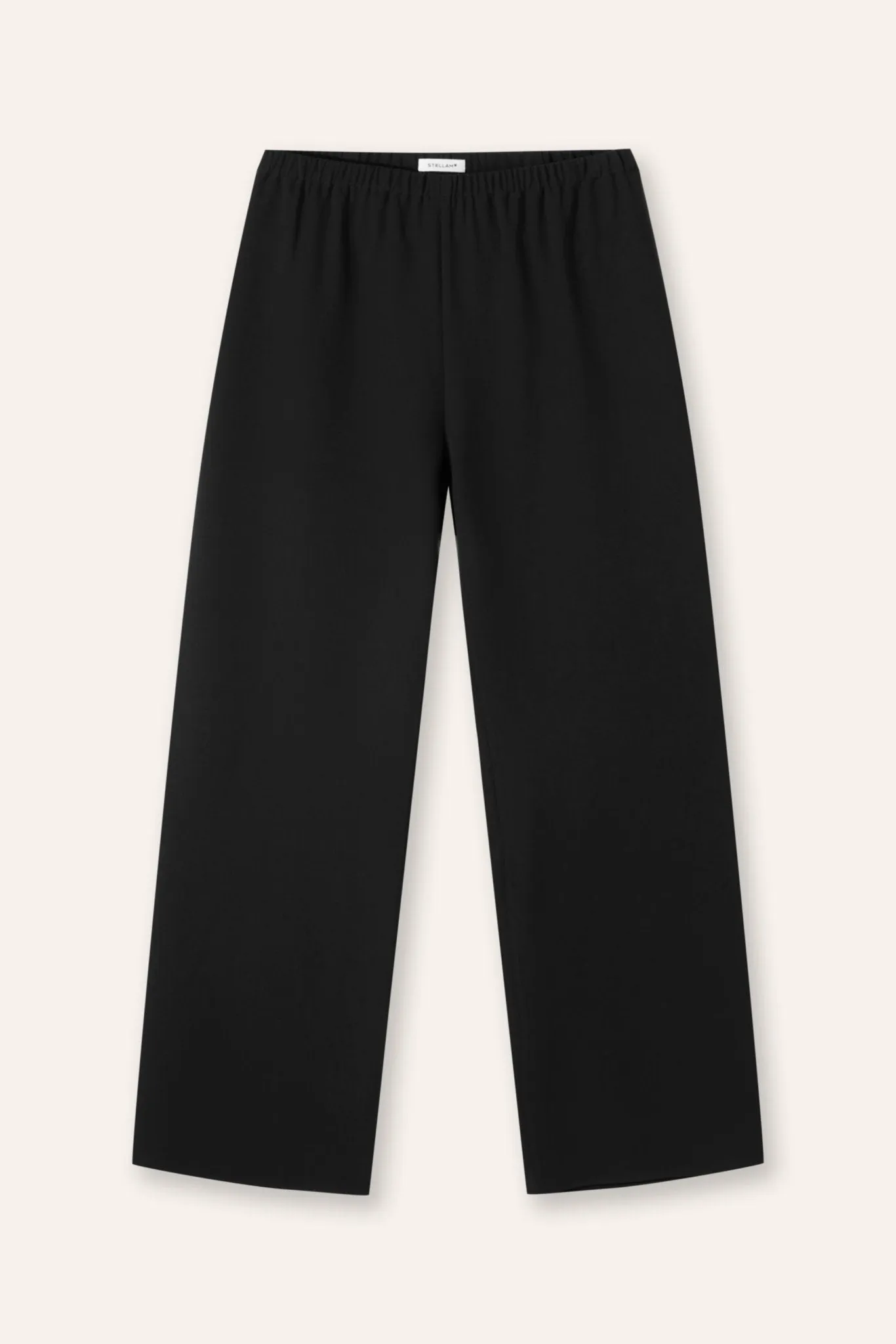 CADY wide-leg pants (Black)
