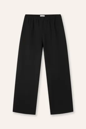 CADY wide-leg pants (Black)