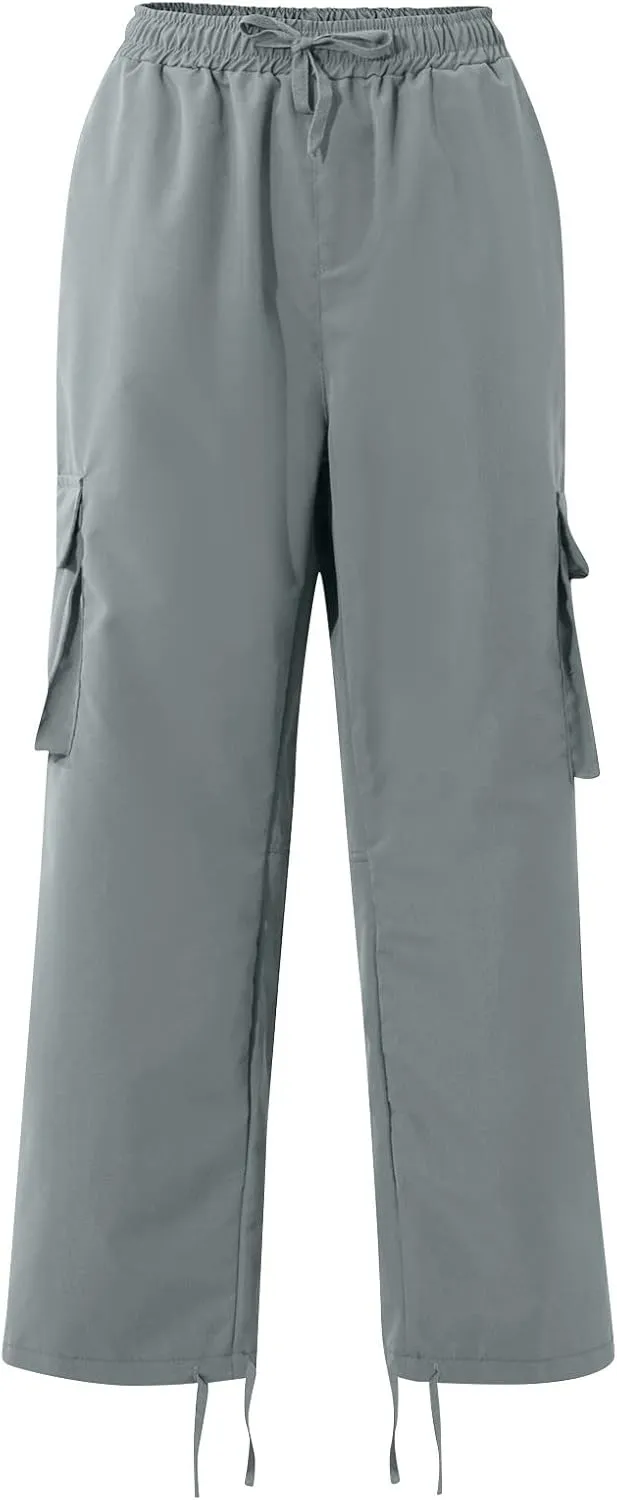 Cargo Pants for Men Lightweight Elastic Waist Joggers Casual Athletic Hiking Pants Multi Pockets 2025 Tactical Pants