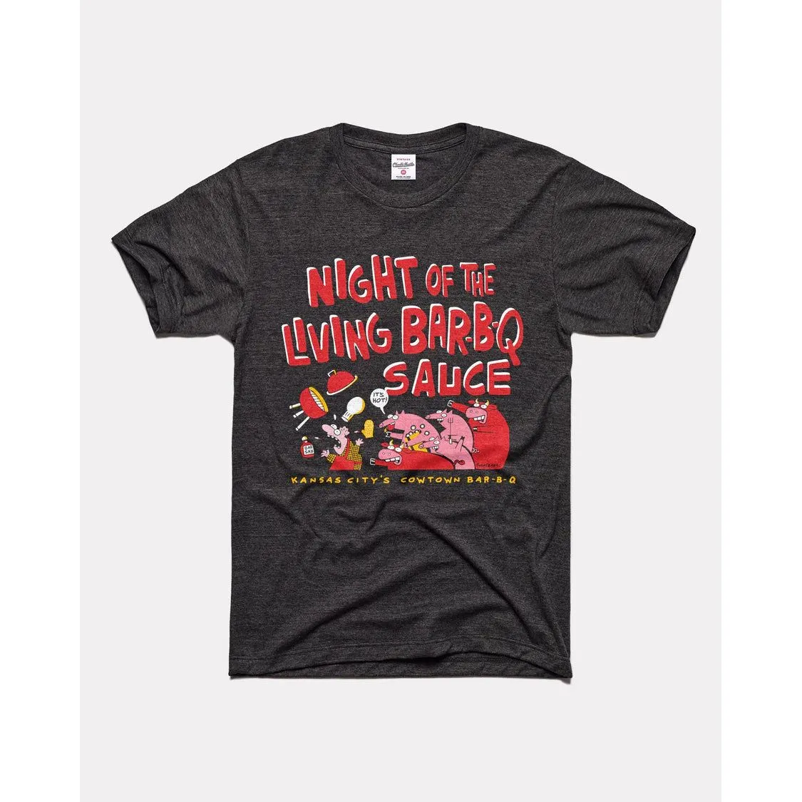 Charlie Hustle Night of the Living Bar-B-Q Sauce Tee