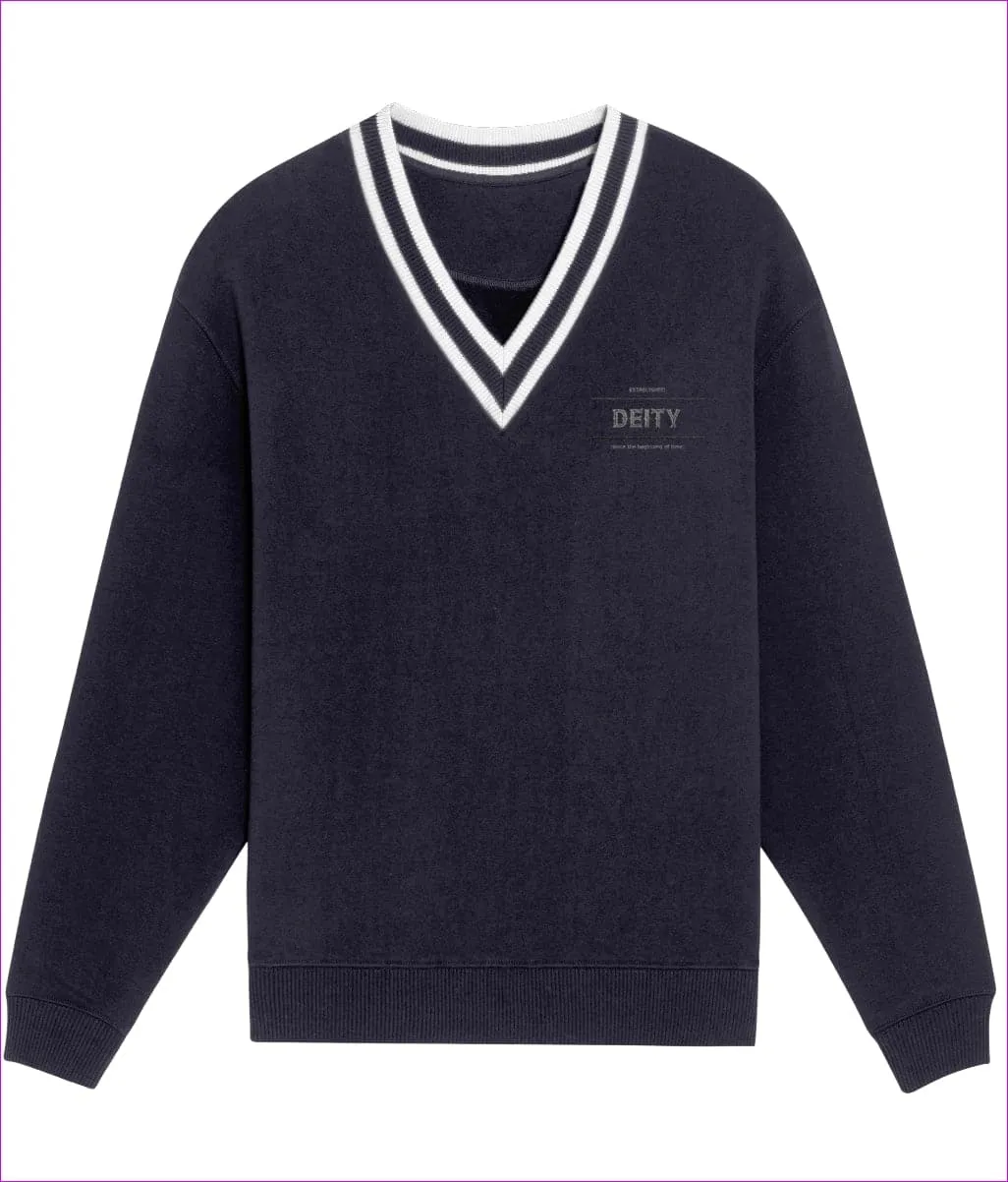 Deity Embroidered Sloaner Premium Organic Unisex Sweater
