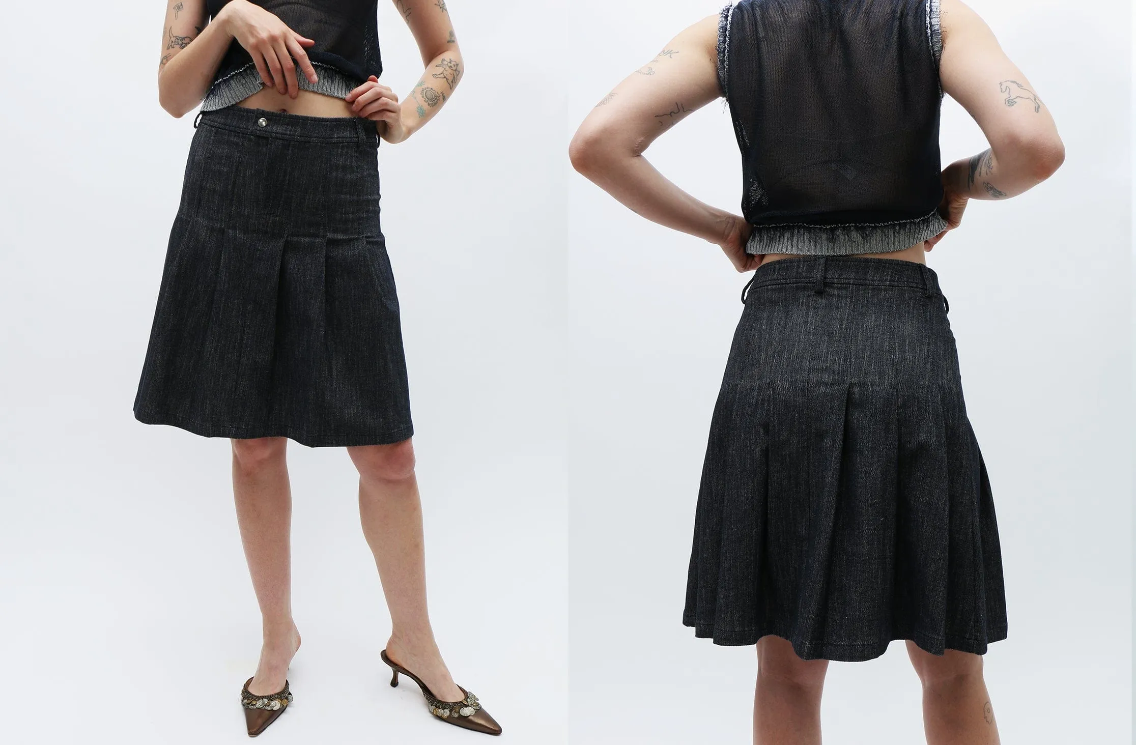 Denim Lai Skirt