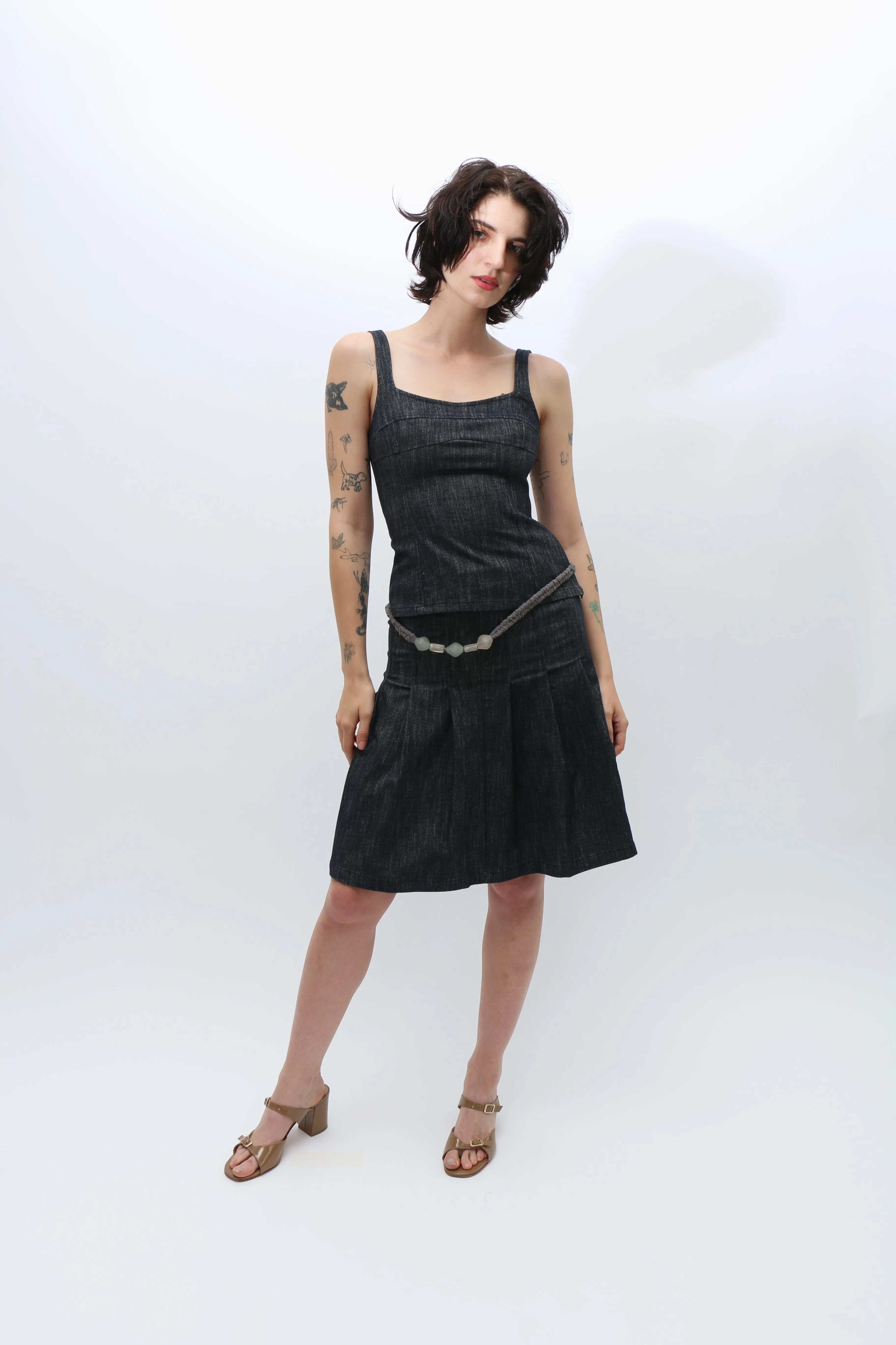 Denim Lai Skirt