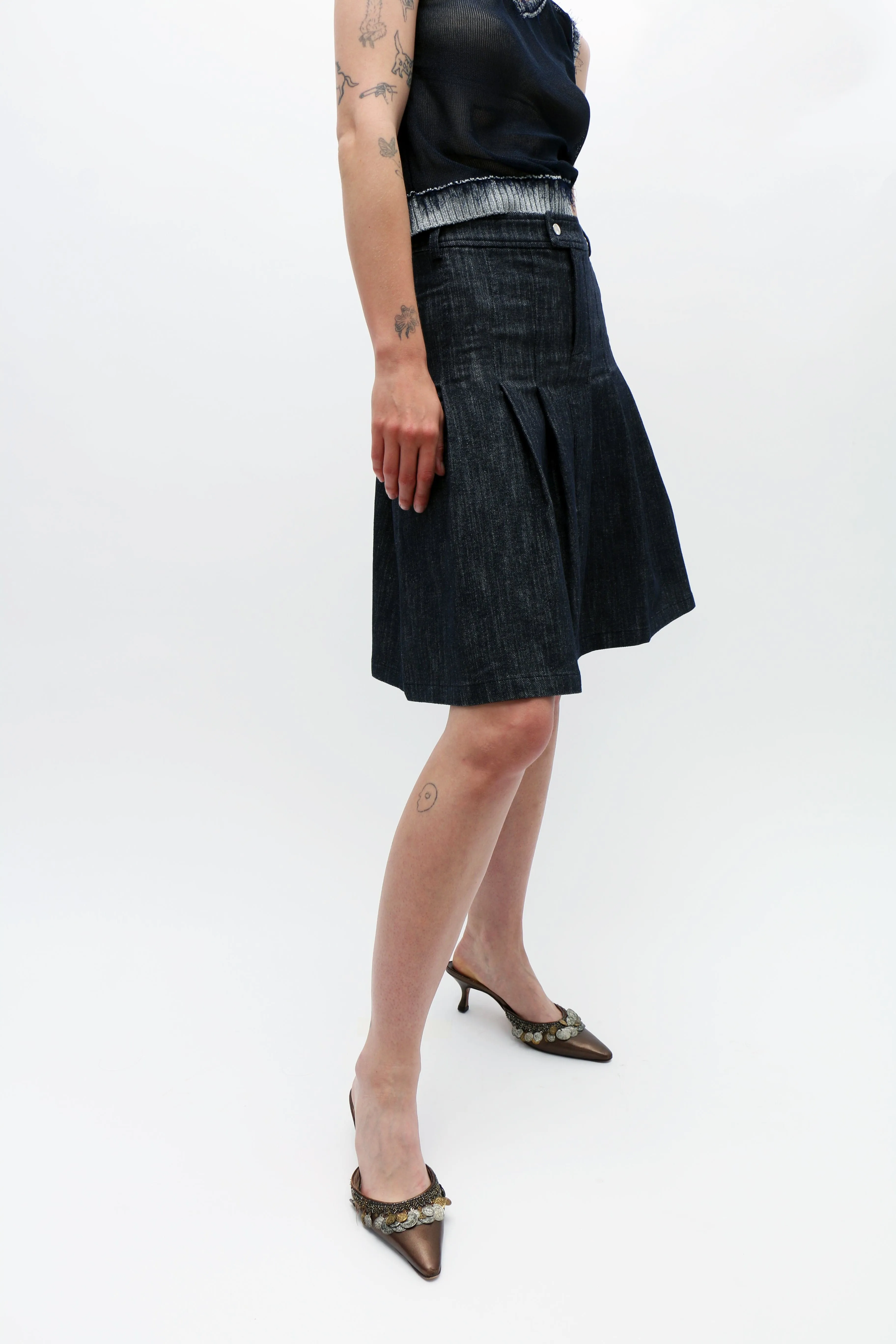 Denim Lai Skirt