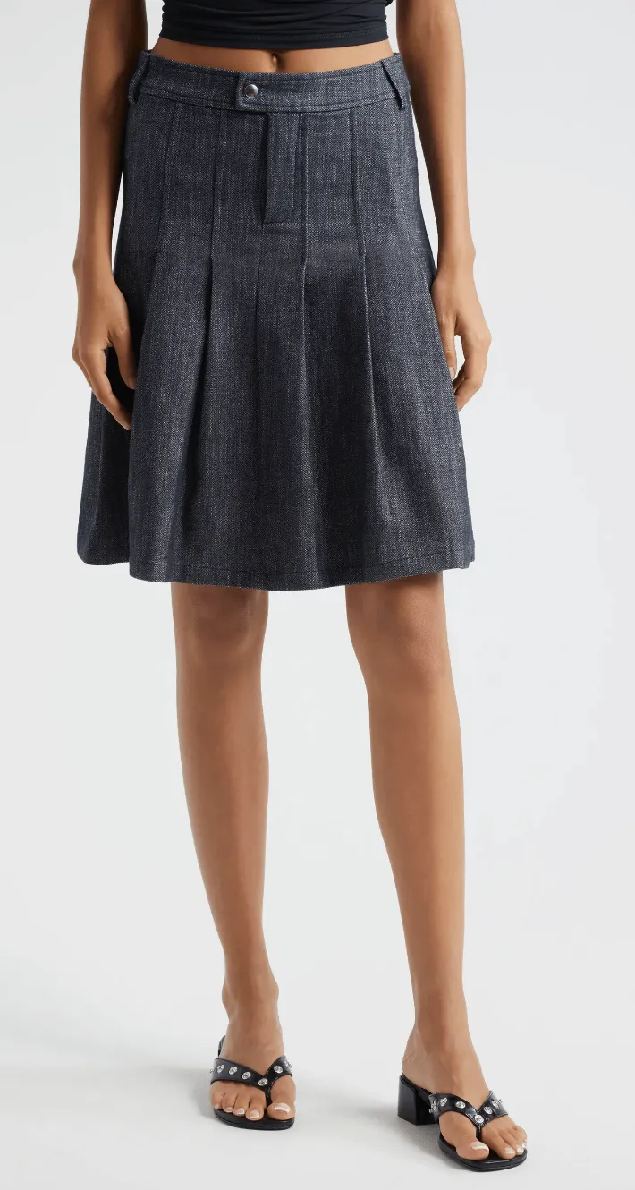Denim Lai Skirt