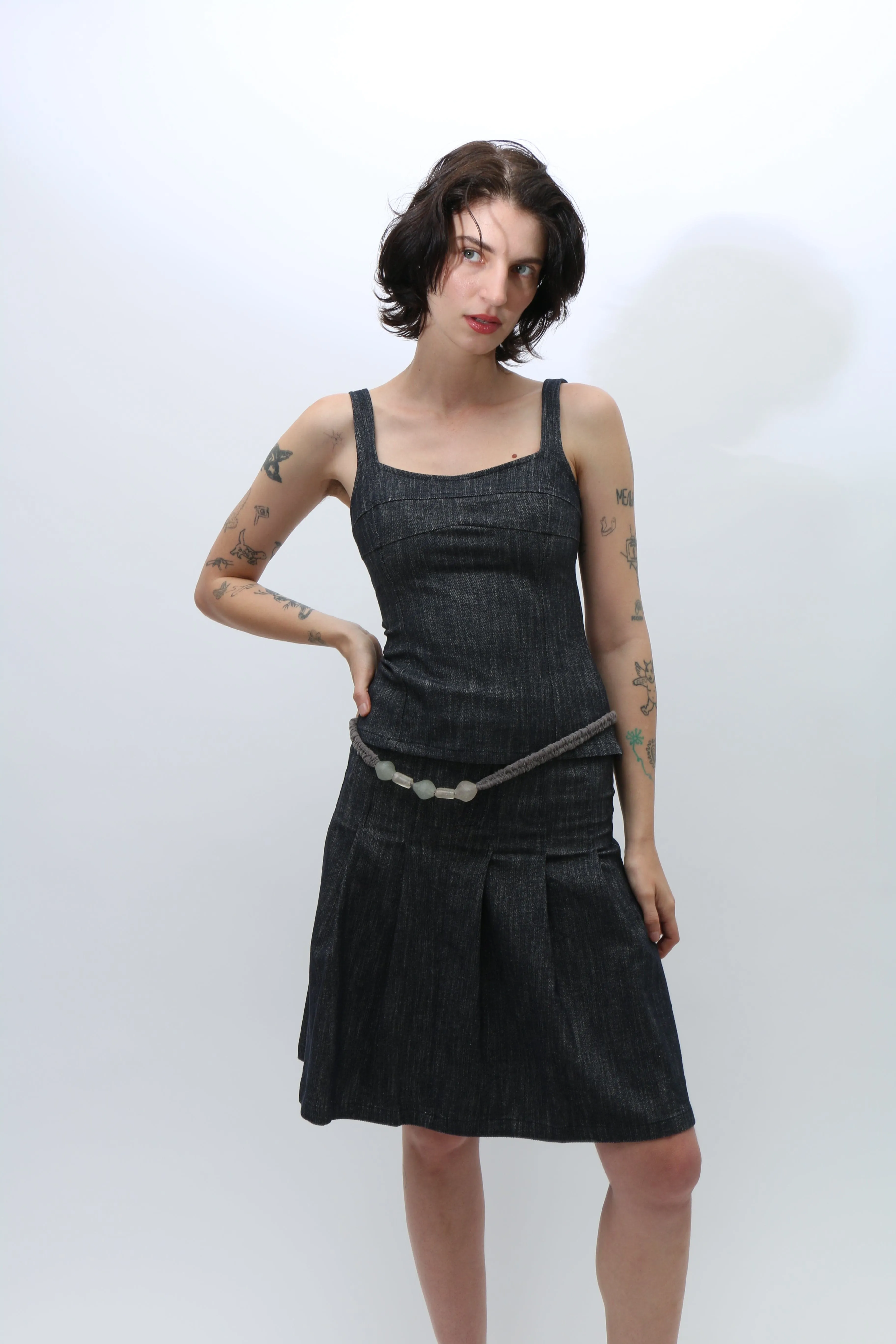 Denim Lai Skirt
