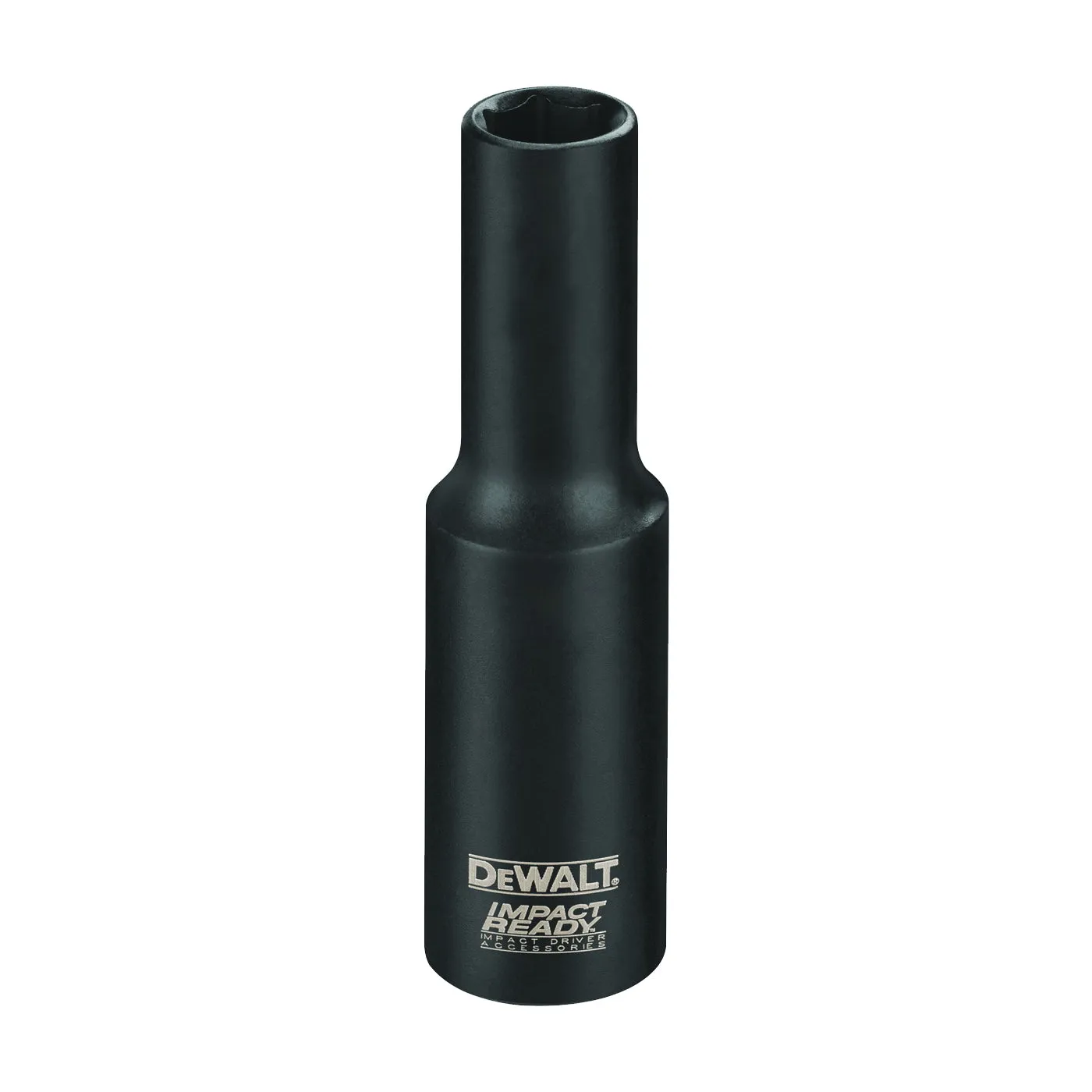DeWALT IMPACT READY DW22922 Impact Socket, 7/8 in Socket, 1/2 in Drive, Square Drive, 6-Point, Steel, Black Phosphate