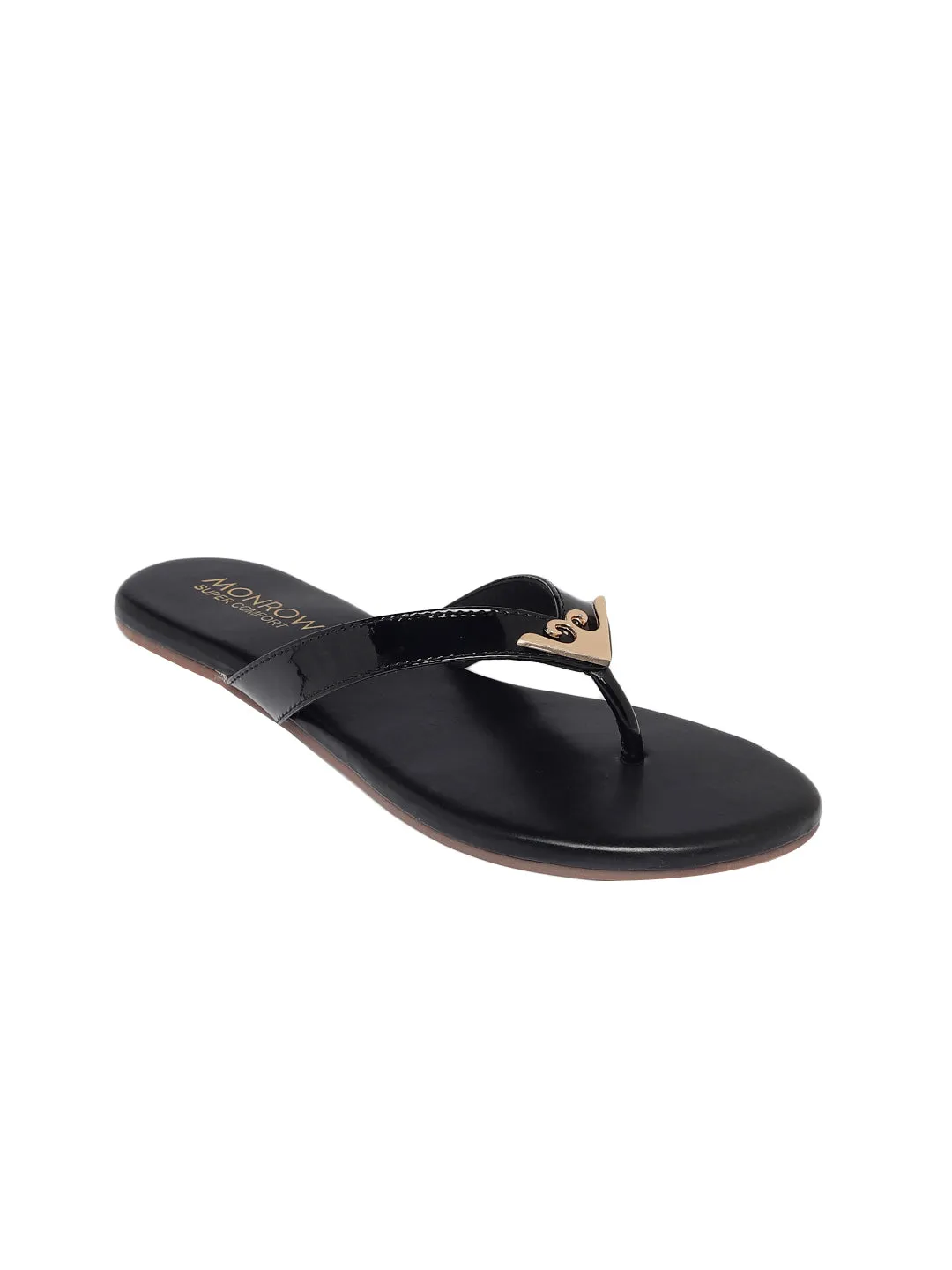 Elaina Black Flats