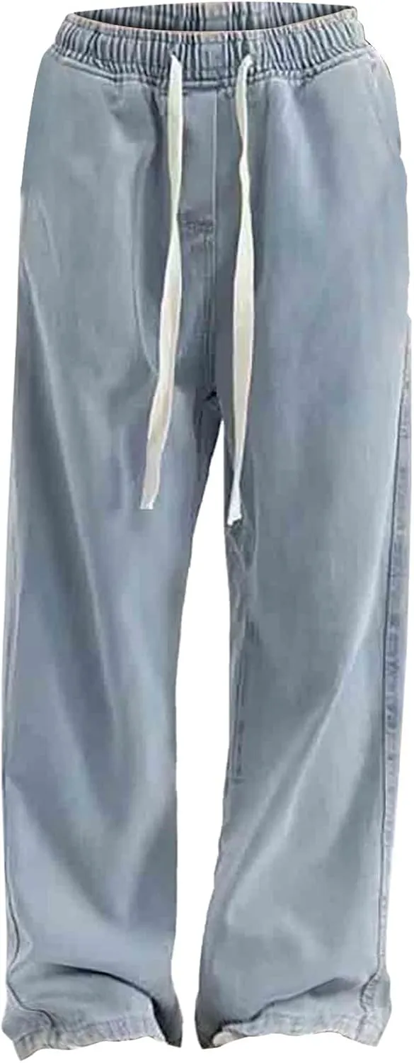 Flare Jeans for Women Flower Print 2025 Trendy Wide Leg Baggy Pants High Waisted Flared Denim Trouser Vintage Jeans
