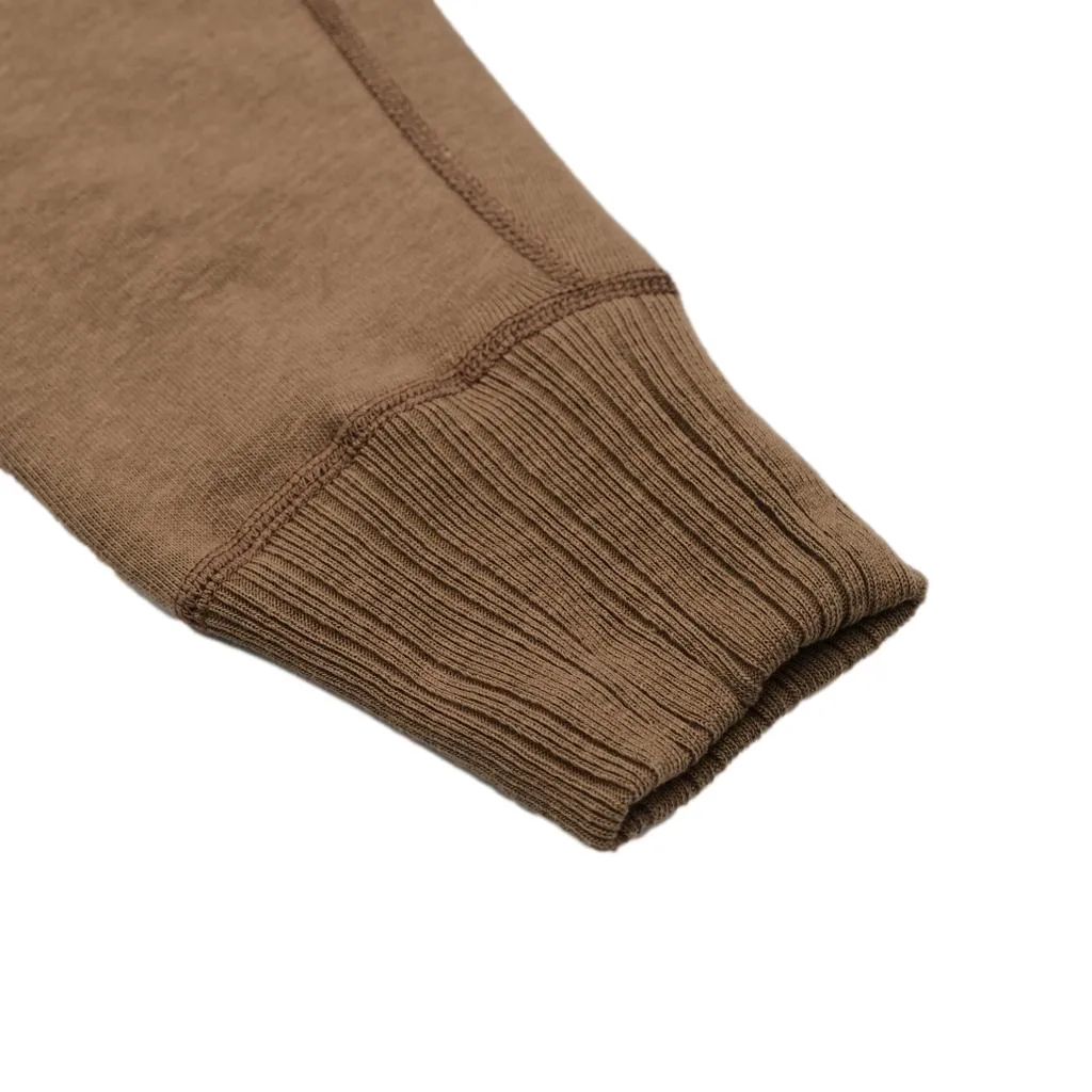 Fullcount Zimbabwean "Mother Cotton" Crewneck Sweatshirt (Beige)