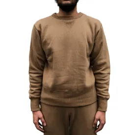 Fullcount Zimbabwean "Mother Cotton" Crewneck Sweatshirt (Beige)