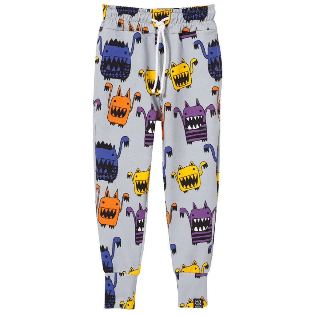 Gray Monsters Pocket Pants