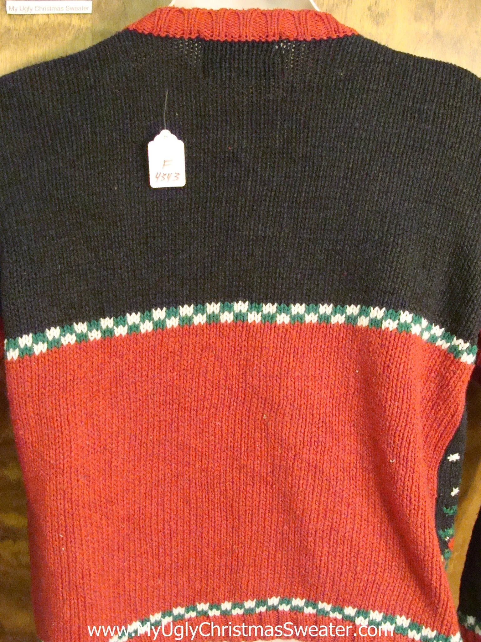 Horrilble Plaid Themed Funny Christmas Sweater