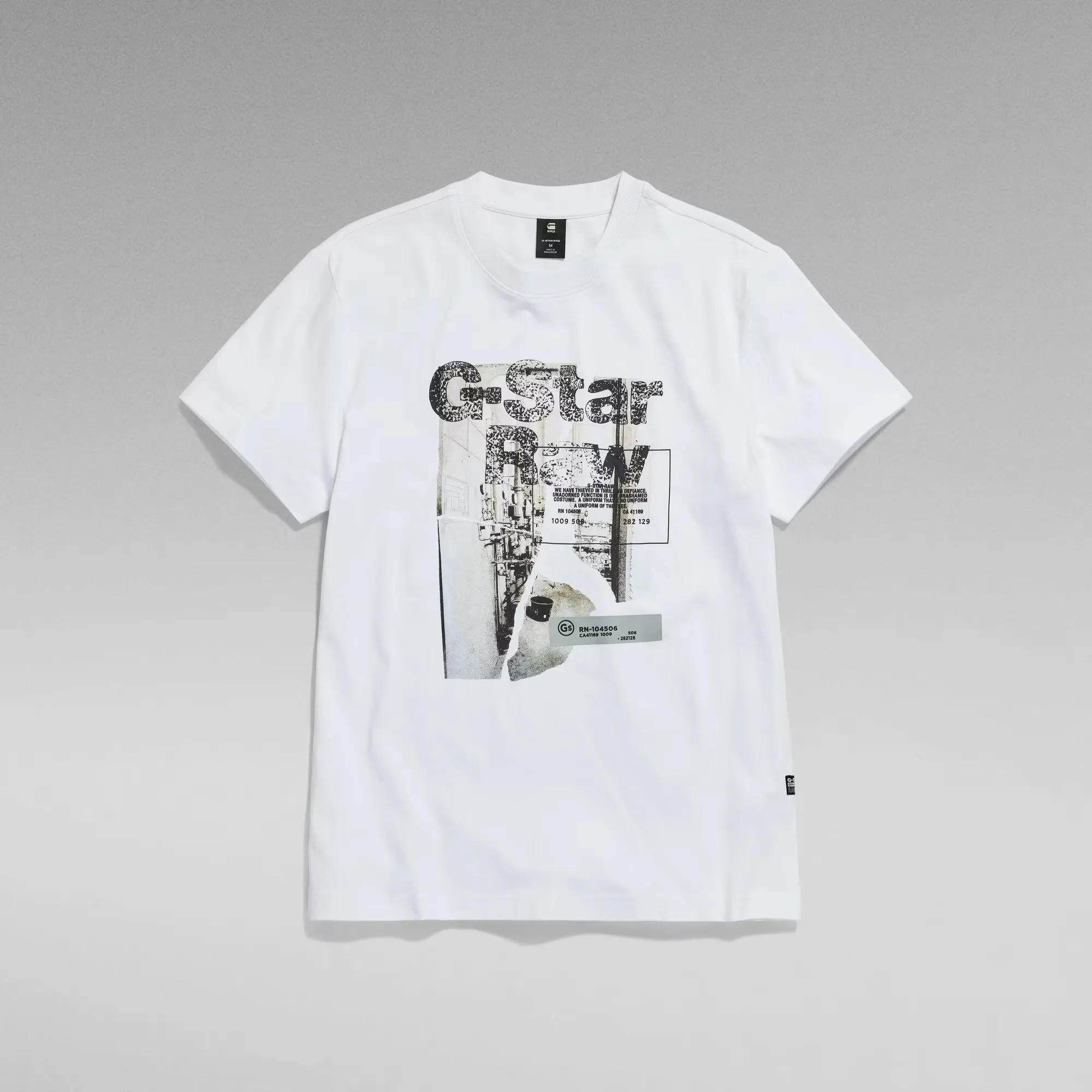 Hq Print R T T-Shirt (White) - GD23899C336110