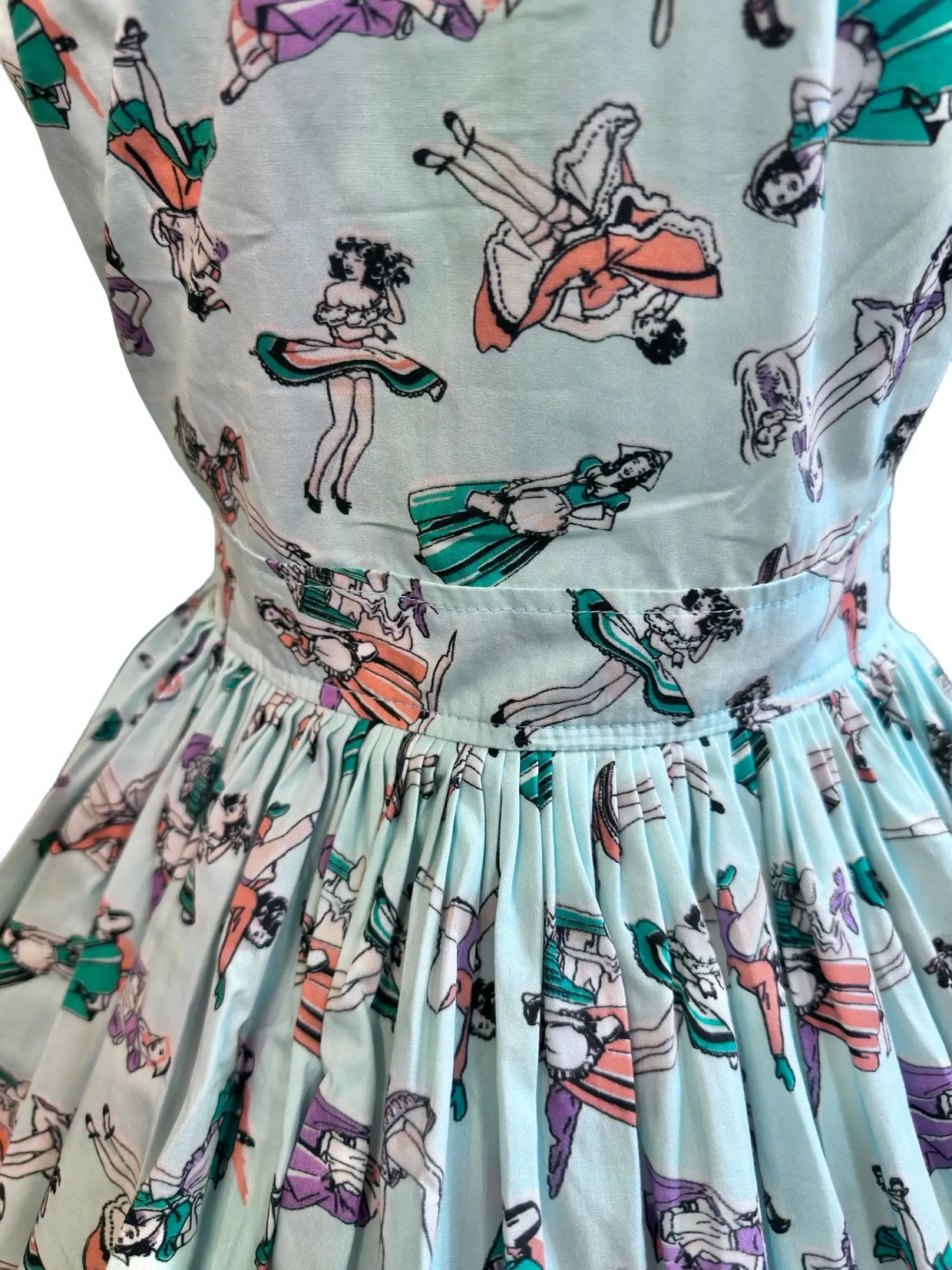 Joni Dress in Pin Up Girl Print
