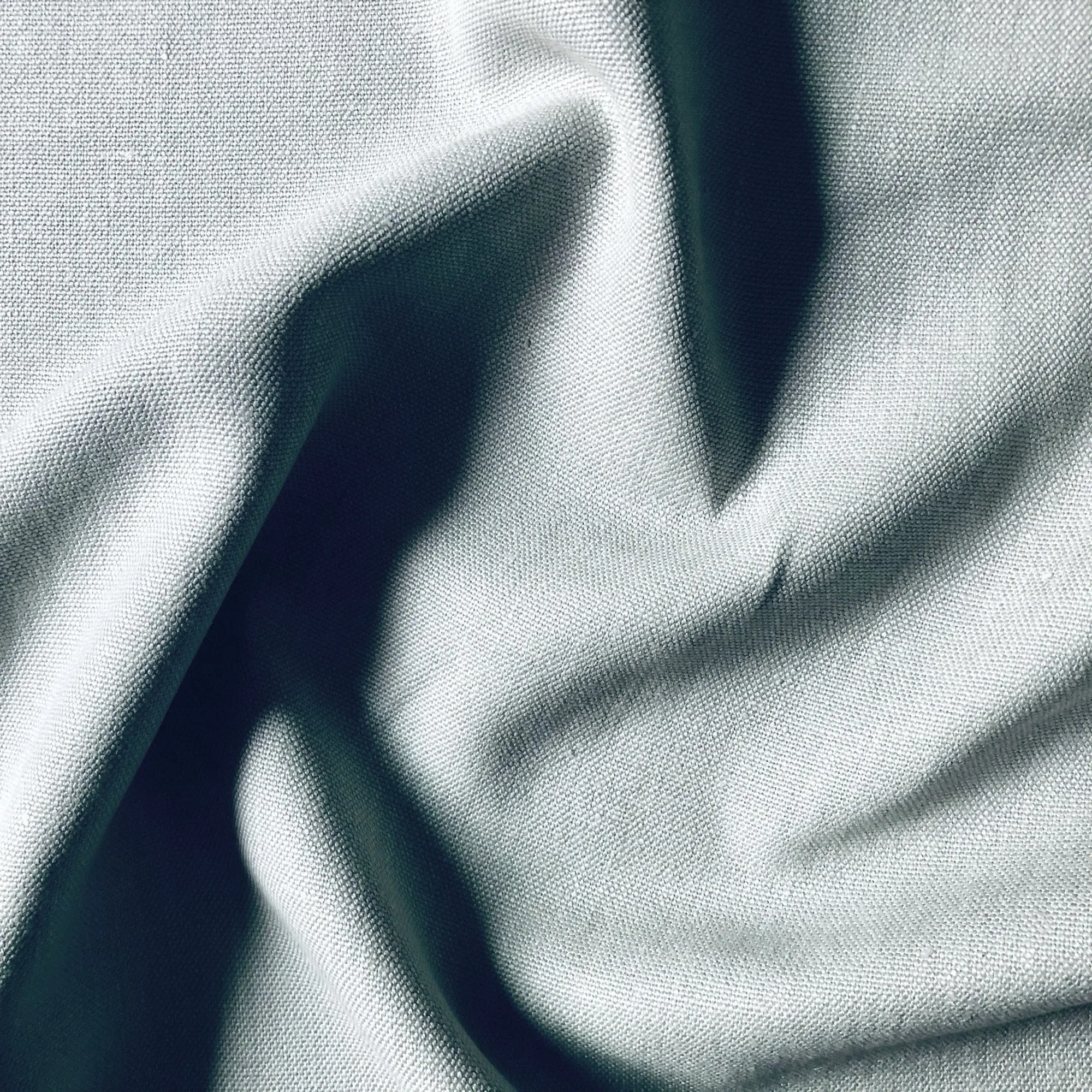 Light Blue Modern Solid Canvas Upholstery Fabric 54"