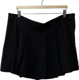 LOUNGE Black Pleated Skirt UK XXXL