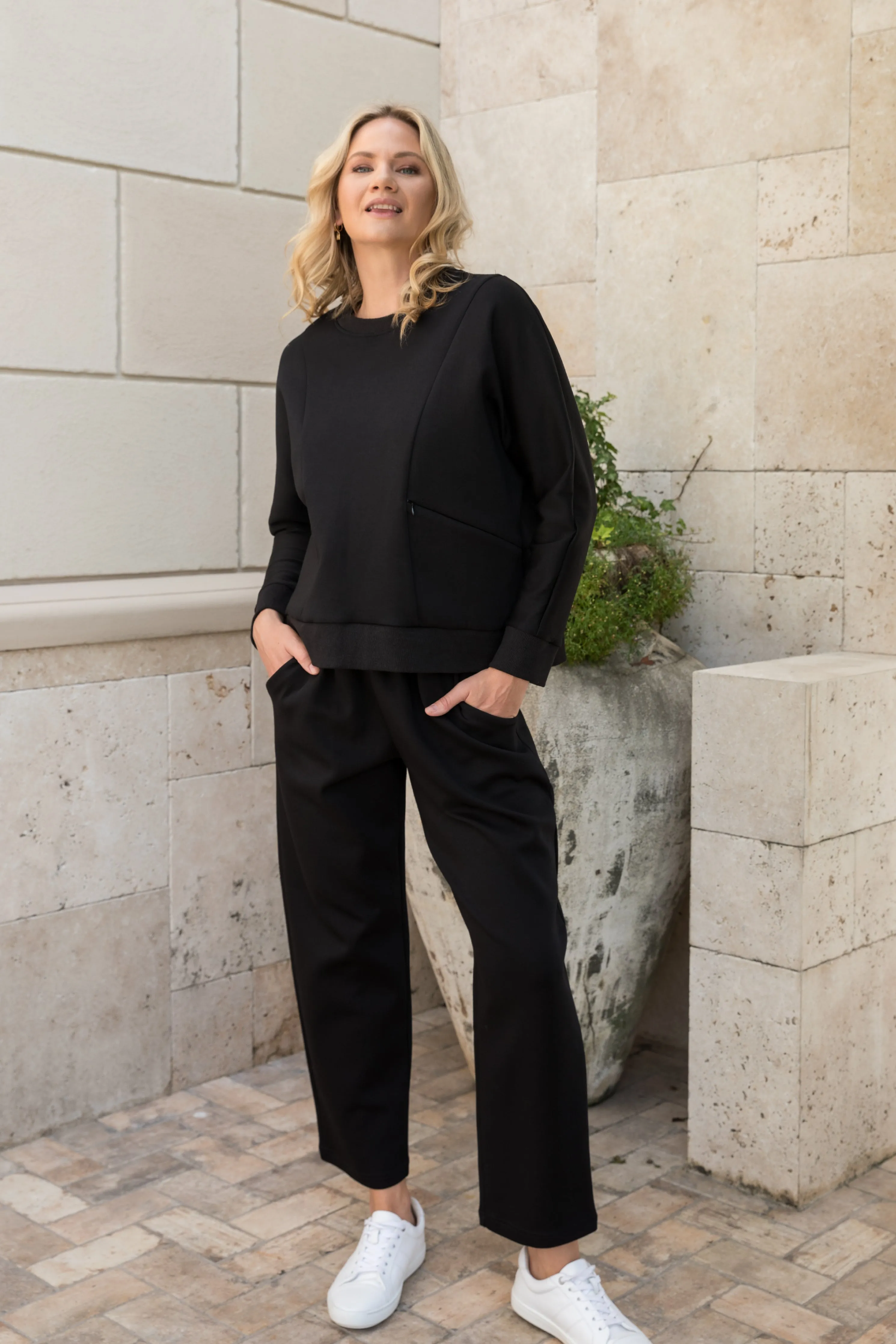 Luxe Cosy Sweater | Black | FINAL SALE