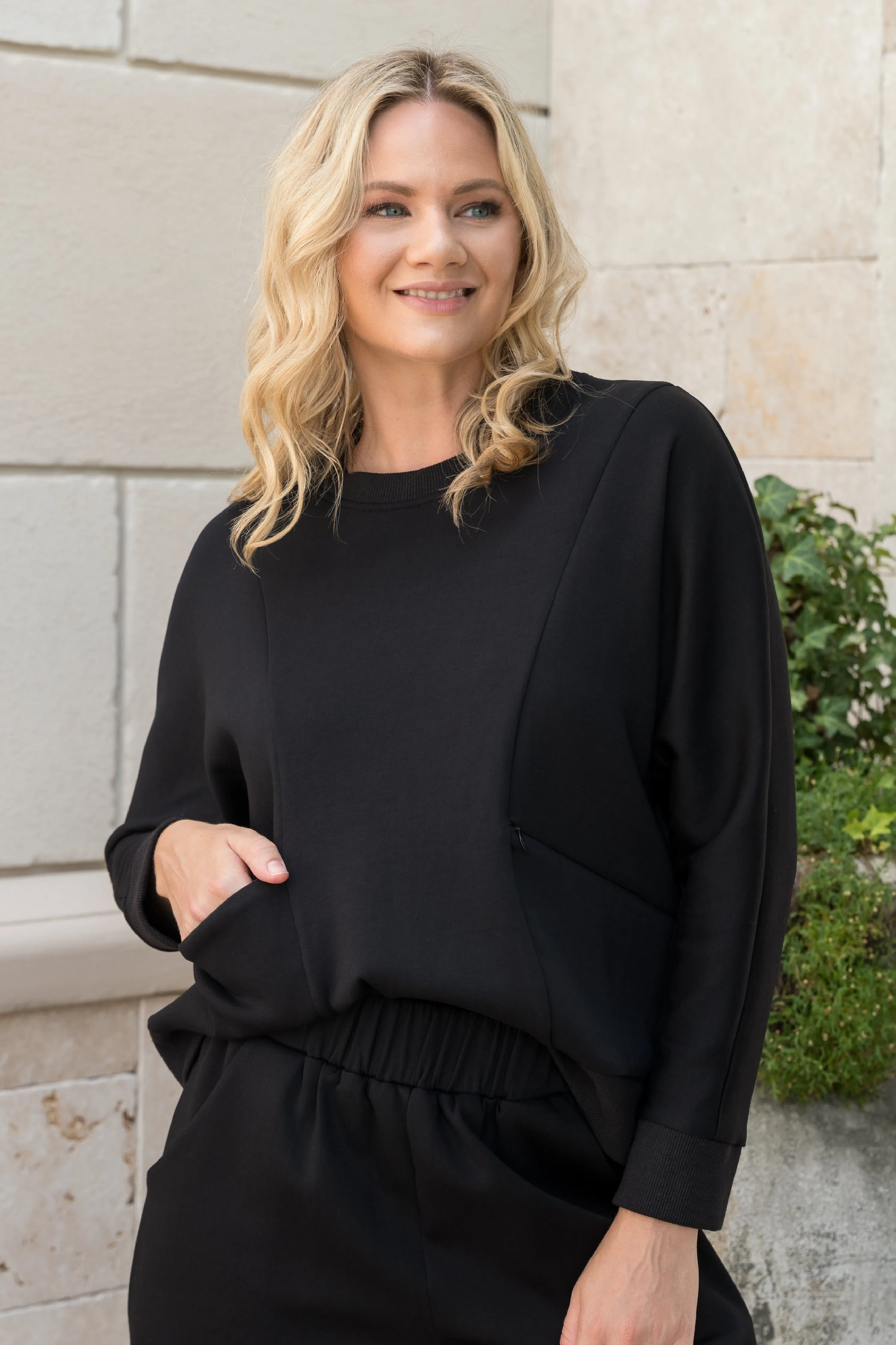Luxe Cosy Sweater | Black | FINAL SALE