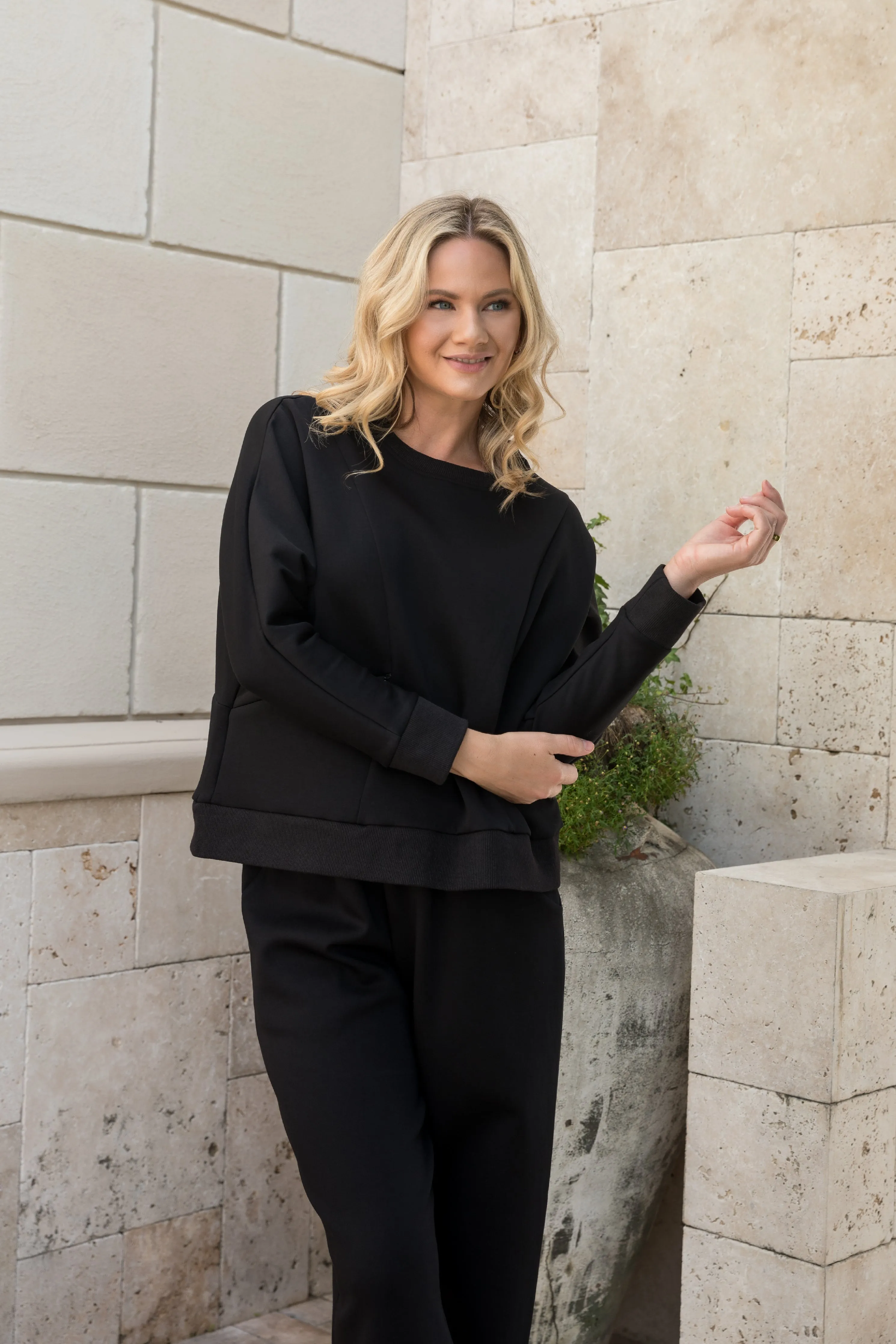 Luxe Cosy Sweater | Black | FINAL SALE