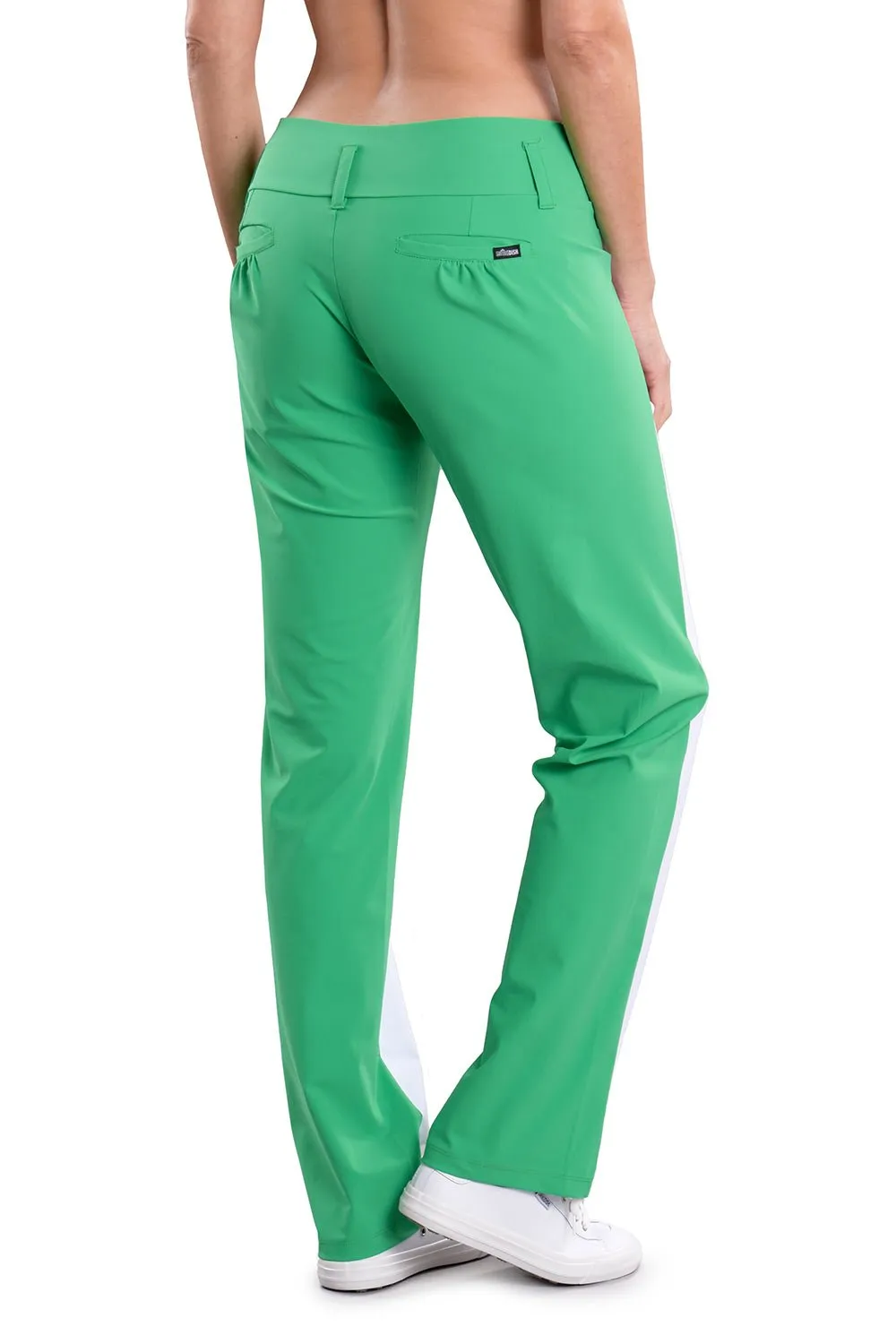 Marcia White and Green Pant - FINAL SALE