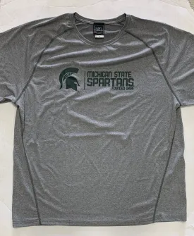 Michigan State Spartans Founded 1856 Adult Campus Den Gray Shirt (XXL)