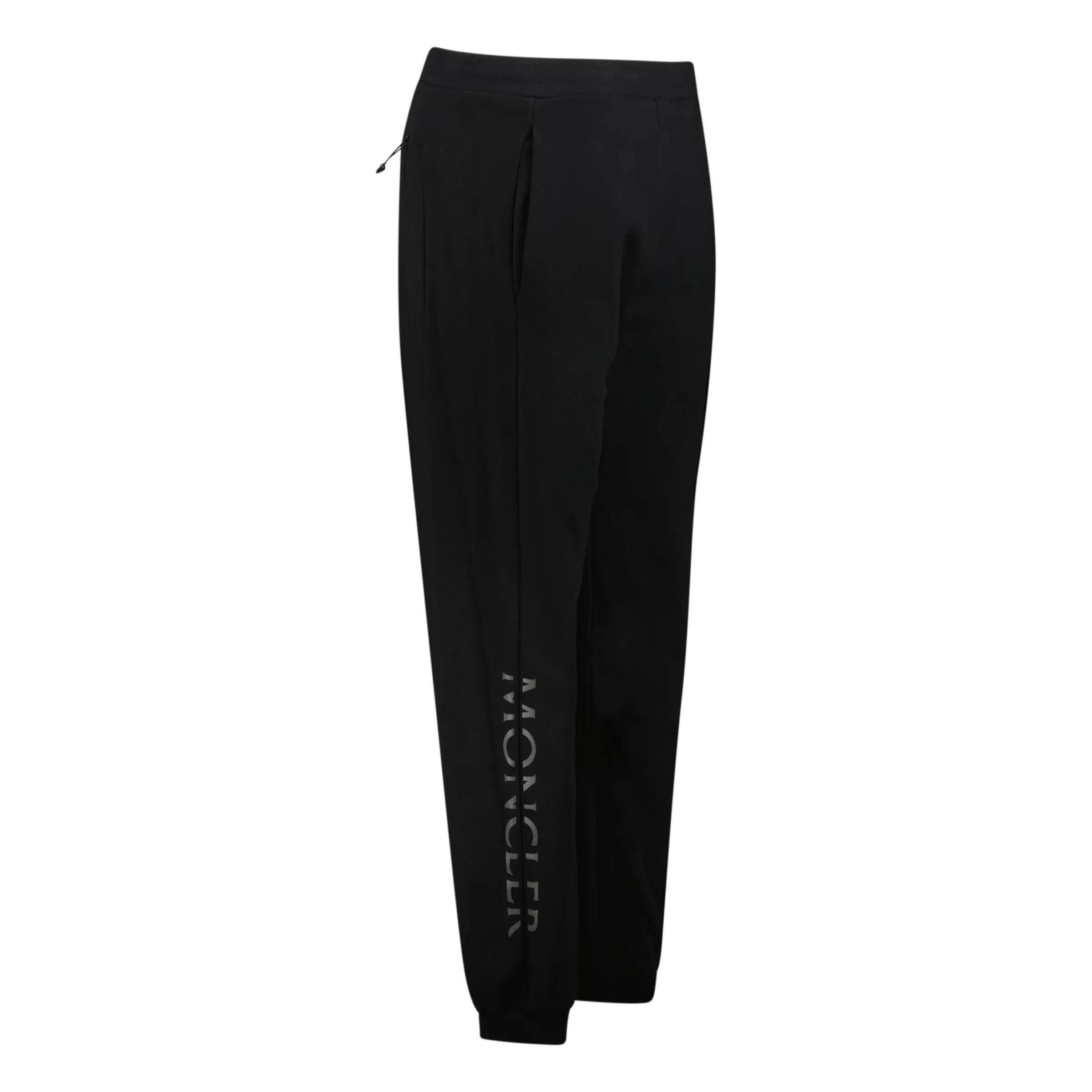 MONCLER SPLIT LOGO SWEATPANTS BLACK