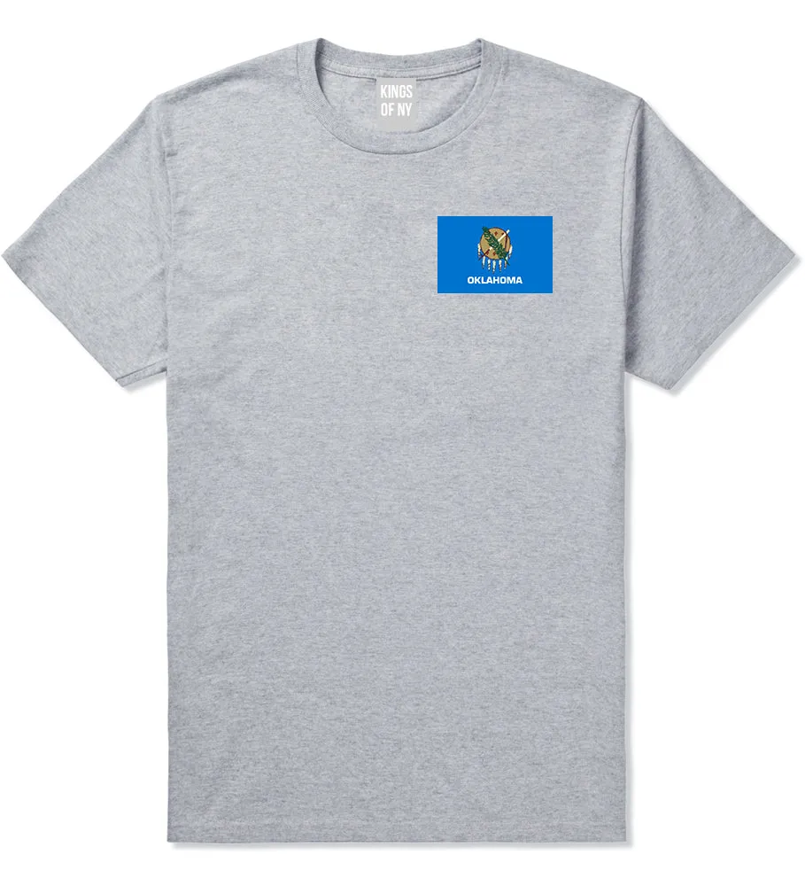 Oklahoma State Flag OK Chest Mens T-Shirt