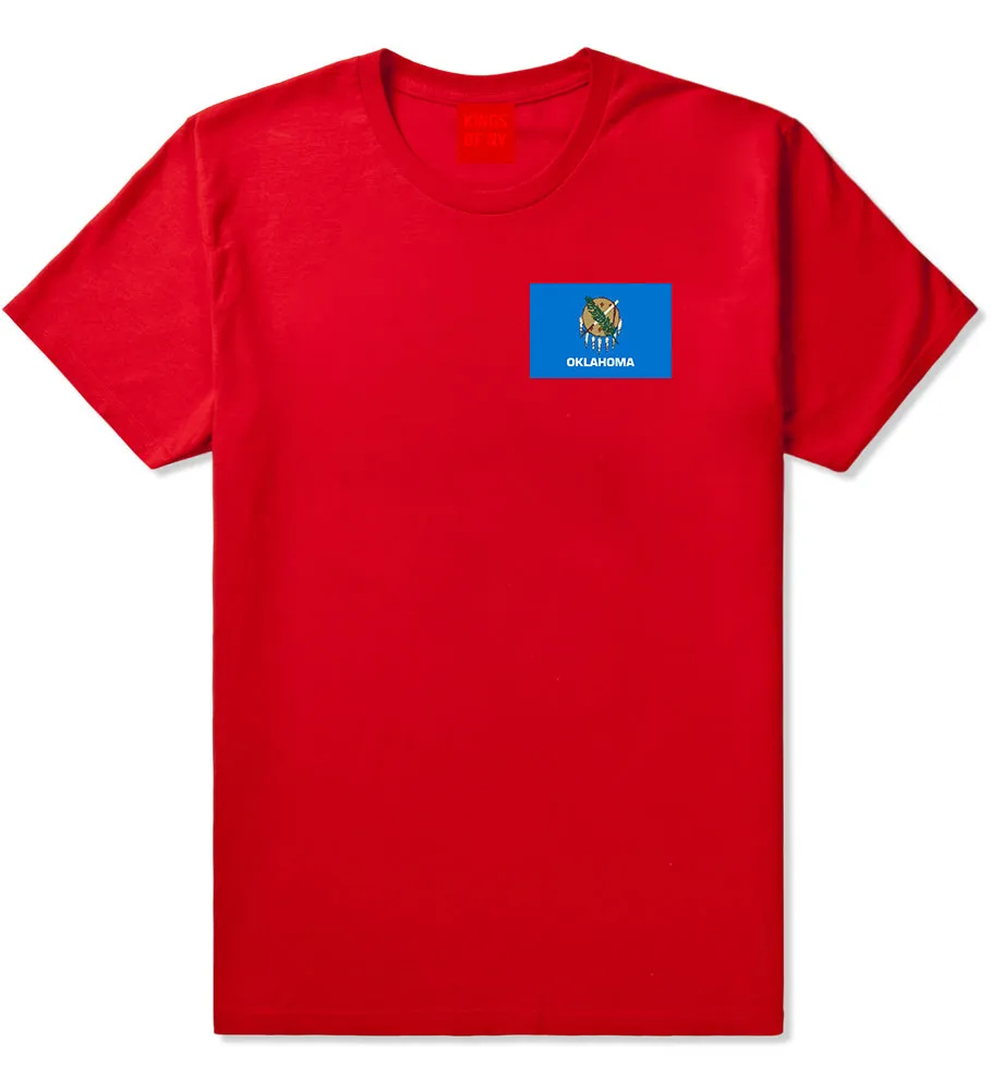 Oklahoma State Flag OK Chest Mens T-Shirt