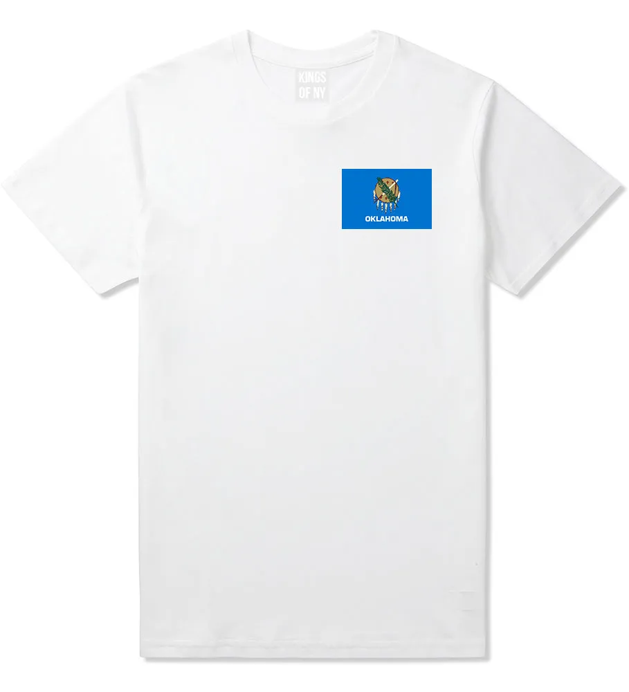 Oklahoma State Flag OK Chest Mens T-Shirt