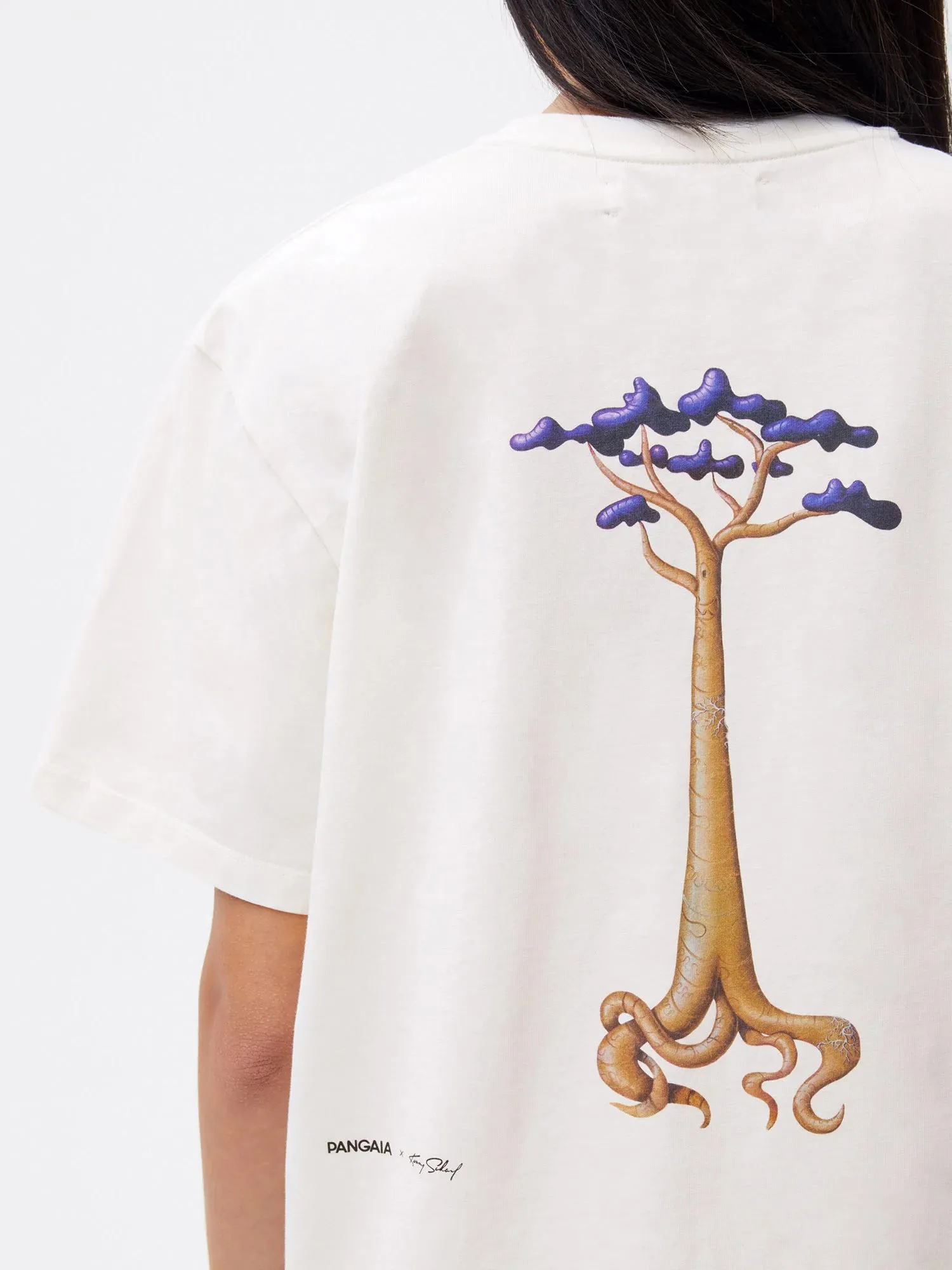 PANGAIA x Kenny Scharf T-Shirt—off-white