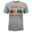 Product of Miami Hurricanes Youth Gen2 Gray Logo Shirt