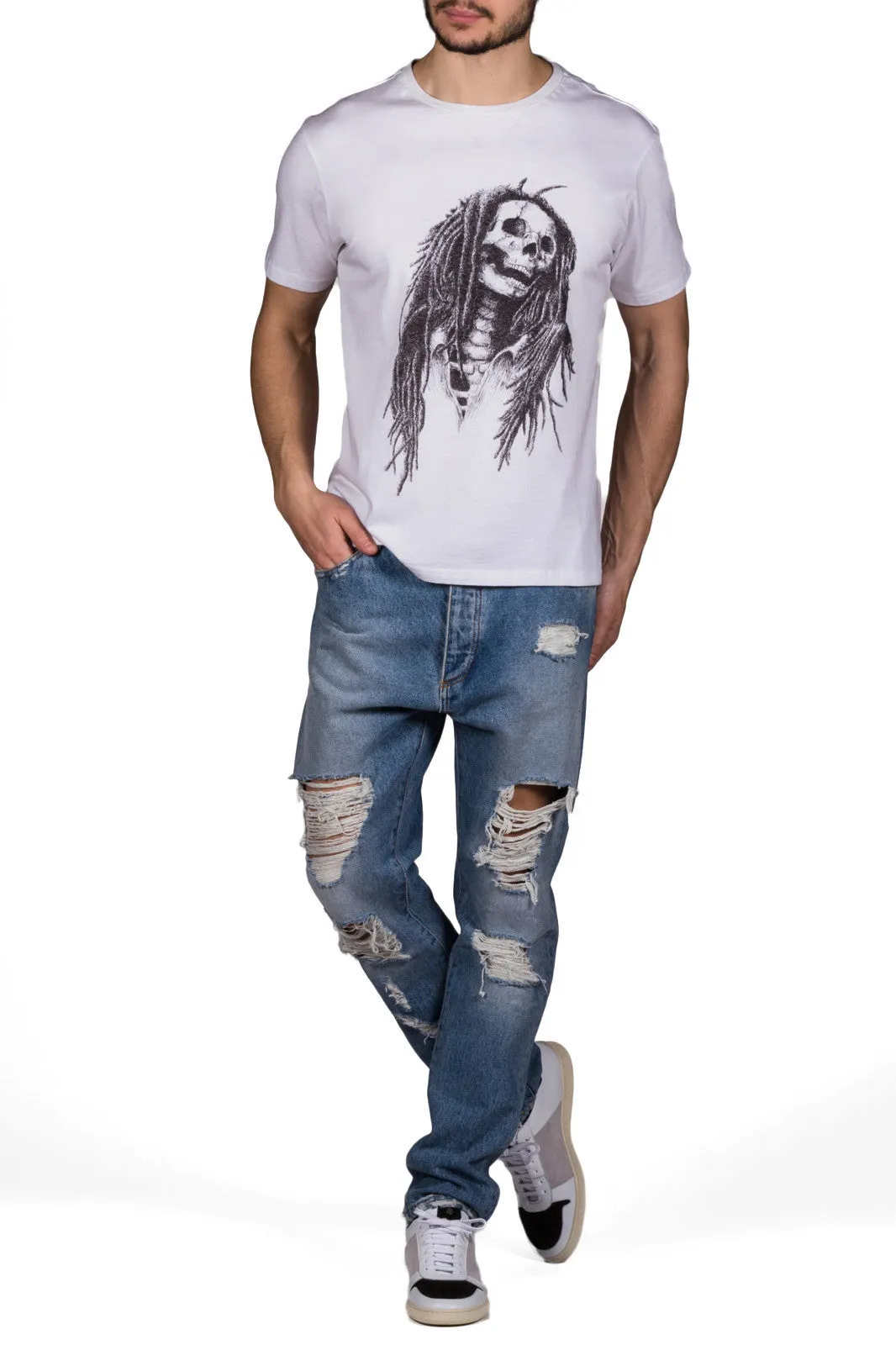 Rasta Skull T-Shirt