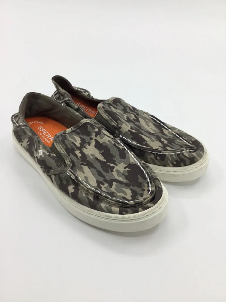 Sperry Child Size 5 Youth Gray Sneakers