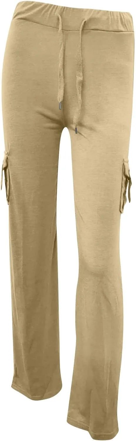 Wide Leg Yoga Pants Trouser Style Women Bootcut Flare Leggings High Waisted Workout Casual Plus Size Cargo Yoga Pant